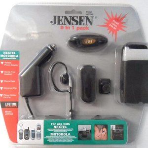 JENSEN 5-in-1 Set of Mobile Phone Accessories, Compatible with NEXTEL/MOTOROLA